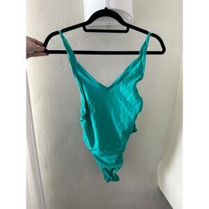 TOPSHOP Pamela One Piece Swimsuit Light Green 2